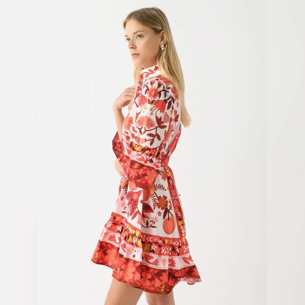 FARM RIO - ROMANTIC ORCHARD MINI DRESS - Picture 5 of 8
